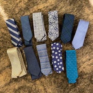 Ties x 11 Pocket Squares x 11
